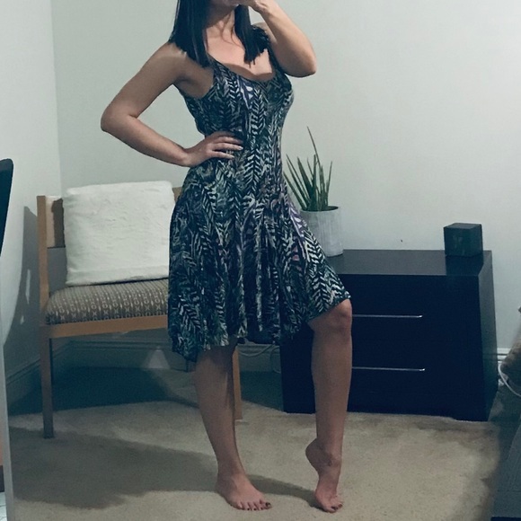 H&M Feather Print Dress - Picture 2 of 12